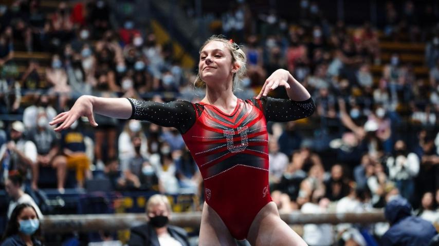 Grace McCallum of Utah's women's gymnastics