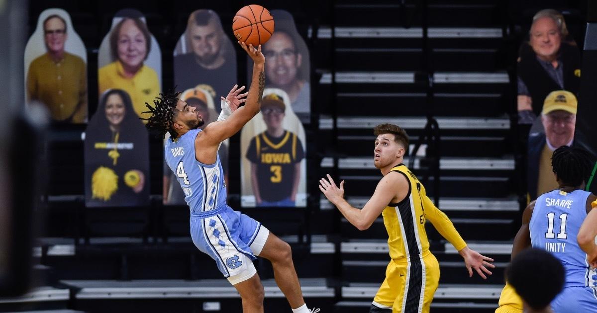Iowa knocked off North Carolina in the ACC/Big Ten Challenge.