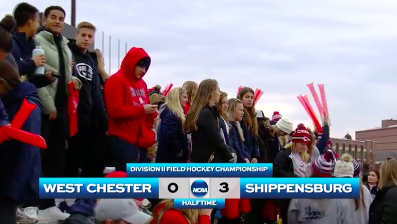 Shippensburg jumps out to an early lead in field hockey.